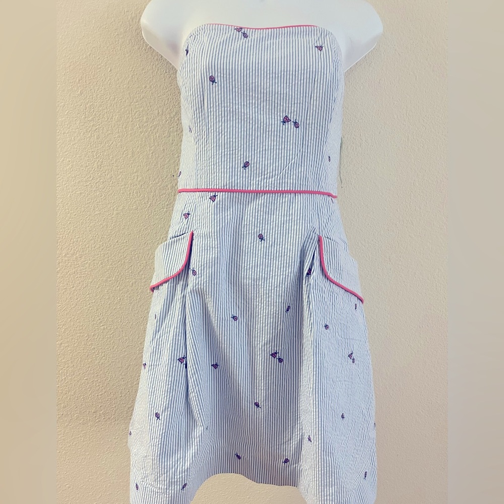 NWT Lilly Pulitzer ladybug strapless blossom dress  size 6